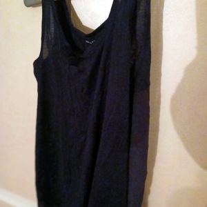 Beautiful light Breezy black tank top by Eileen Fisher